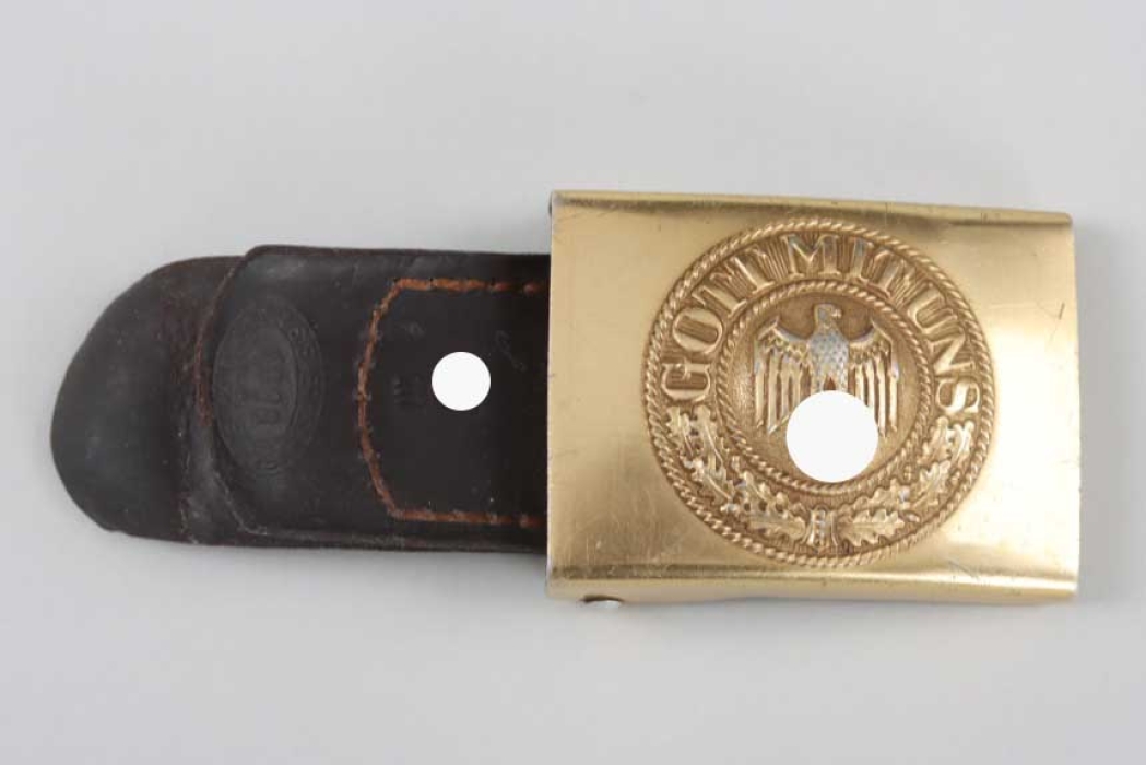 Kriegsmarine buckle "Gott mit uns" (EM/NCO) with Tab - Sieper 1938