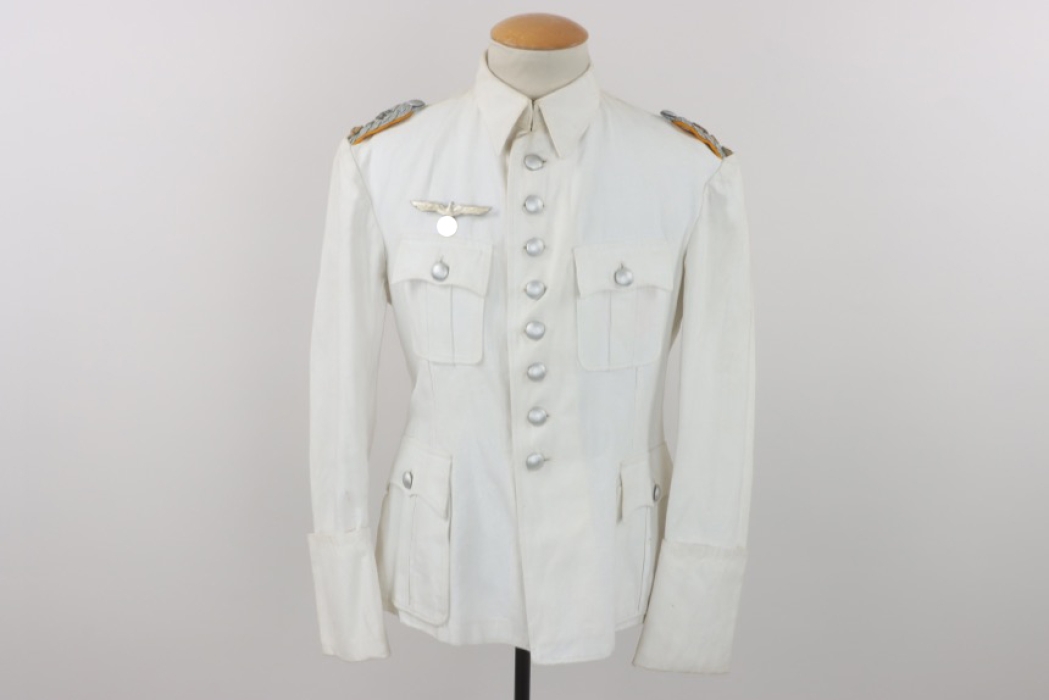 Heer Cavalry School white summer tunic - Oberstleutnant