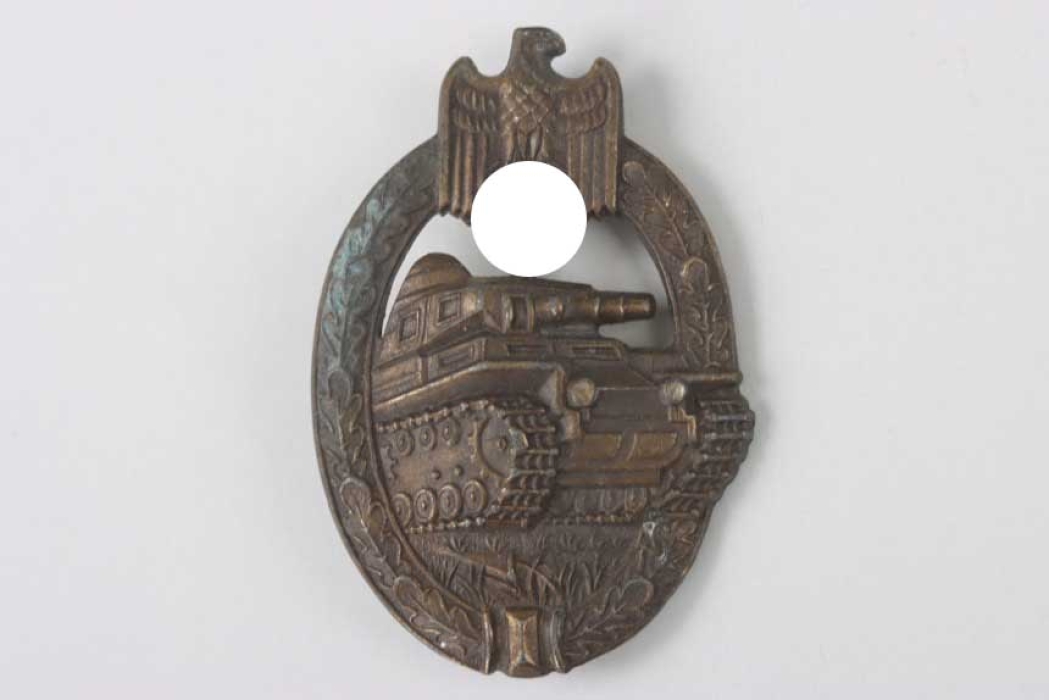 Tank Assault Badge in Bronze "A. Scholze"