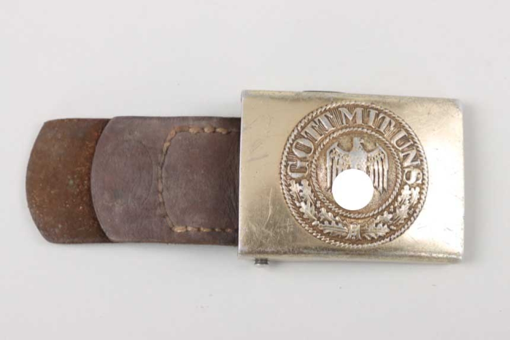 Kriegsmarine buckle "Gott mit uns" (EM/NCO) with tab - R.S. & S