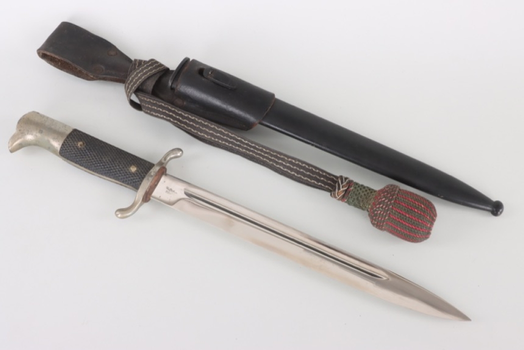 Feuerschutzpolizei bayonet with hanger and Portepee - E. Pack