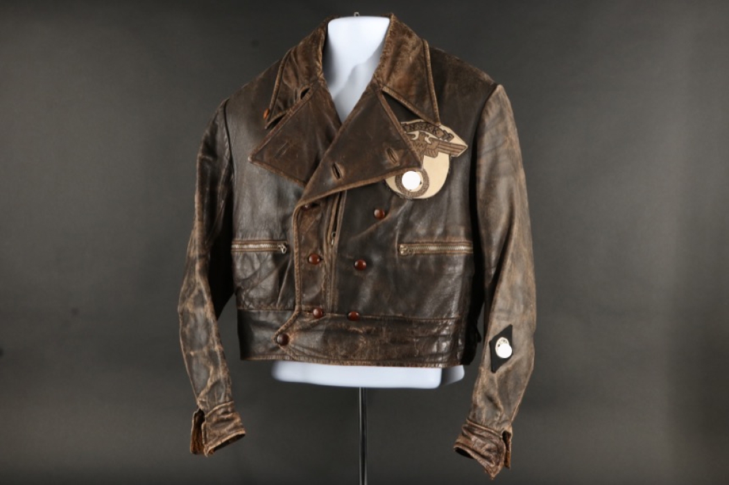 NSKK motorcyclist's Leather Tunic