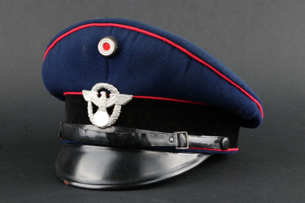 Fire brigade visor cap