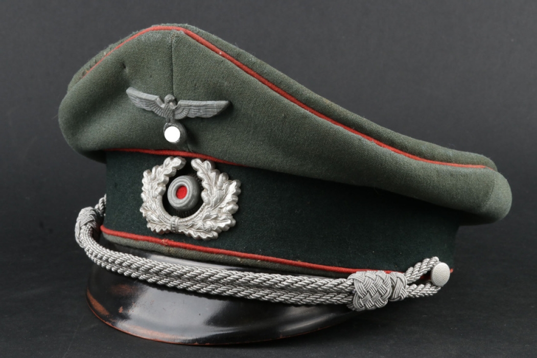 Heer visor cap for officers - Artillery