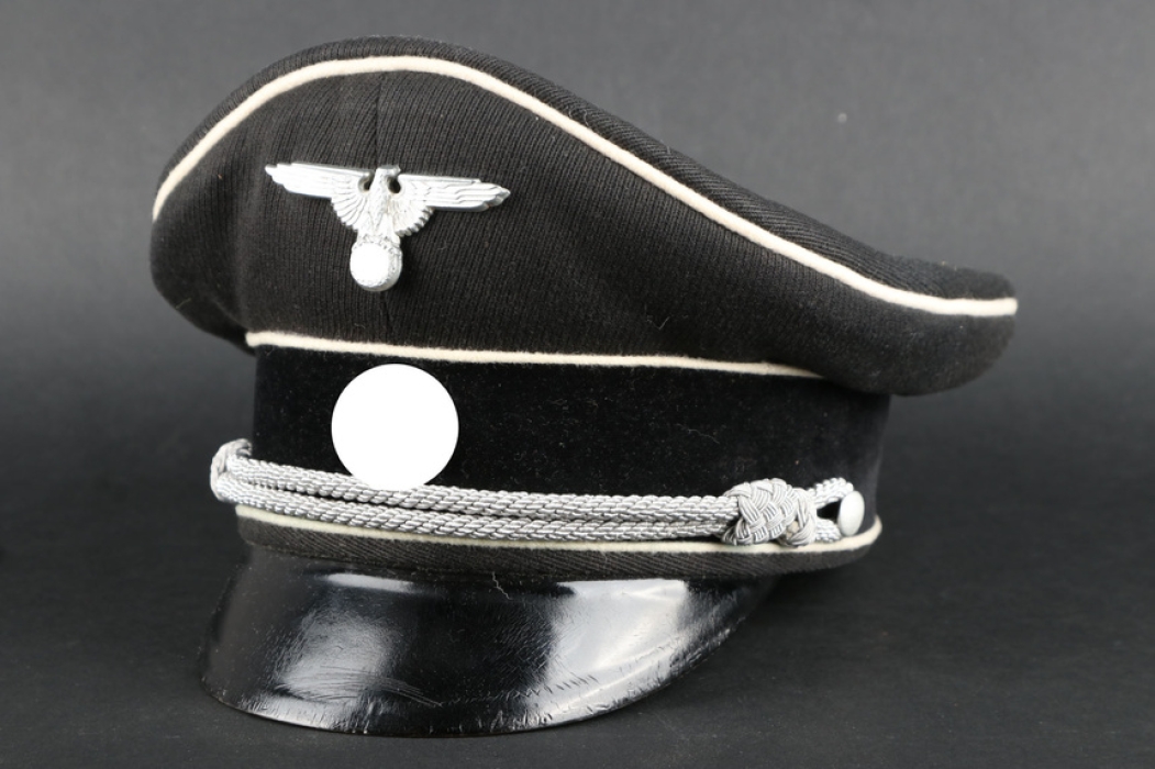 Restored Allgemeine-SS visor cap for leaders