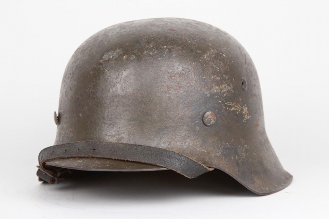 Luftwaffe M42 camo helmet ET64 